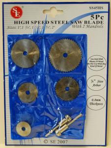 5pc High Speed Steel Saw Blade Set (1